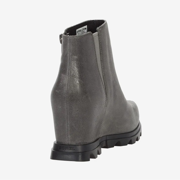 SOREL | Joan of Arctic Wedge III Zip (Quarry and Black) - Picture 2 of 10